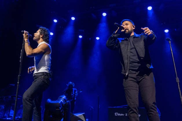 April 24, 2026, Indio, California, U.S: DAN SMYERS and SHAY MOONEY of Dan + Shay during Stagecoach Music Festival at Empire Polo Club in Indio, California Indio U.S  - ZUMAs135 20260424_zap_s135_099 Copyright: xDanielxDeSloverx