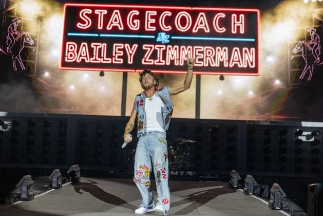 April 24, 2026, Indio, California, U.S: BAILEY ZIMMERMAN during Stagecoach Music Festival at Empire Polo Club in Indio, California Indio U.S  - ZUMAs135 20260424_zap_s135_059 Copyright: xDanielxDeSloverx