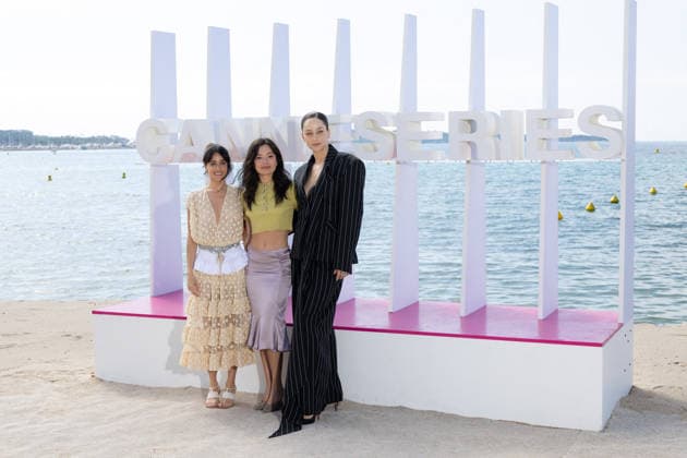 The 9th Canneseries International Festival - Many People Need To Die Photocall Macarena GarcIa, Anna Castillo and Laura Weissmahr attend the Many People Need To Die Photocall at the 9th Canneseries International Festival at Plage Du Majestic on April 25, 2026 in Cannes, France. Photo by Shootpix ABACAPRESS.COM Cannes France  Copyright: xShootpix ABACAx