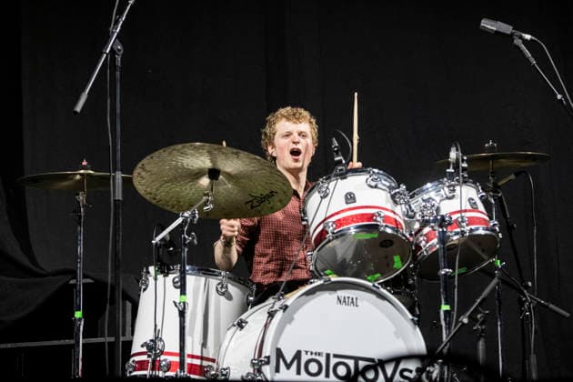 The Molotovs performing live at The O2, London 24 April 2026 The Molotovs performing live at The O2, London 24 April 2026 Noah Riley, drummer The Molotovs are an English rock band from London. It consists of the Cartlidge teenage siblings. The band was formed in 20 and initially consisted of the Cartlidge siblings as well as a drummer. Originally called The Mocktales, they adopted their current name a year later, which refers both to the Molotov cocktail and to the band s rebellious energy . With all concert venues closed due to the pandemic, The Molotovs played their first gigs on streets and in parks across London. This allowed them to circumvent the age restrictions of some clubs. The band s aim was to reflect their adoration of the  Copyright: xDafyddxOwenx xAvalonx 1094258059