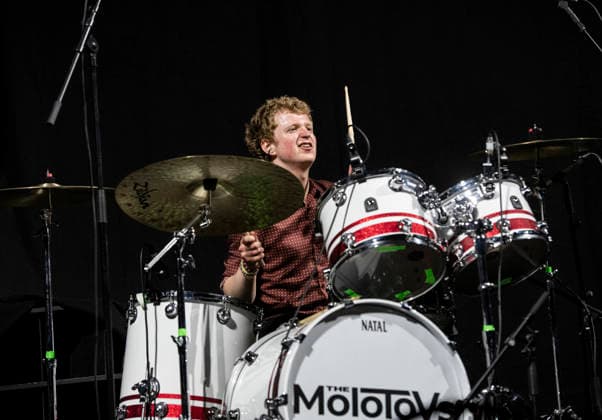 The Molotovs performing live at The O2, London 24 April 2026 The Molotovs performing live at The O2, London 24 April 2026 Noah Riley, drummer The Molotovs are an English rock band from London. It consists of the Cartlidge teenage siblings. The band was formed in 20 and initially consisted of the Cartlidge siblings as well as a drummer. Originally called The Mocktales, they adopted their current name a year later, which refers both to the Molotov cocktail and to the band s rebellious energy . With all concert venues closed due to the pandemic, The Molotovs played their first gigs on streets and in parks across London. This allowed them to circumvent the age restrictions of some clubs. The band s aim was to reflect their adoration of the  Copyright: xDafyddxOwenx xAvalonx 1094258351