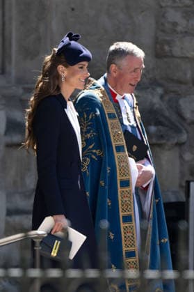 Anzac Day commemoration ceremony held in UK LONDON, UNITED KINGDOM - APRIL 25: Catherine Elizabeth Middleton (L), Princess of Wales attends a memorial ceremony held to mark Anzac Day at Westminster Abbey, in London, the capital of United Kingdom, on April 25, 2026. Rasid Necati Aslim Anadolu London United Kingdom. Editorial use only. Please get in touch for any other usage.  Copyright: x2026xAnadoluxRasidxNecatixAslimx