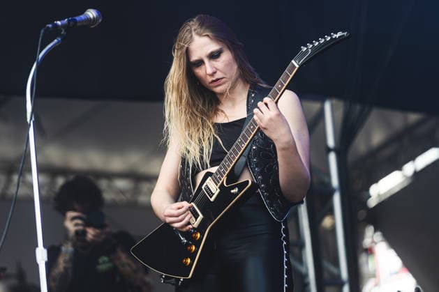 SaO PAULO, SP - 25.04.2026: BANGERS OPEN AIR 2026 - The heavy metal band Lucifer performs on the Sun Stage at Bangers Open Air this Saturday afternoon (25). x2931394x  YurixMurakami
