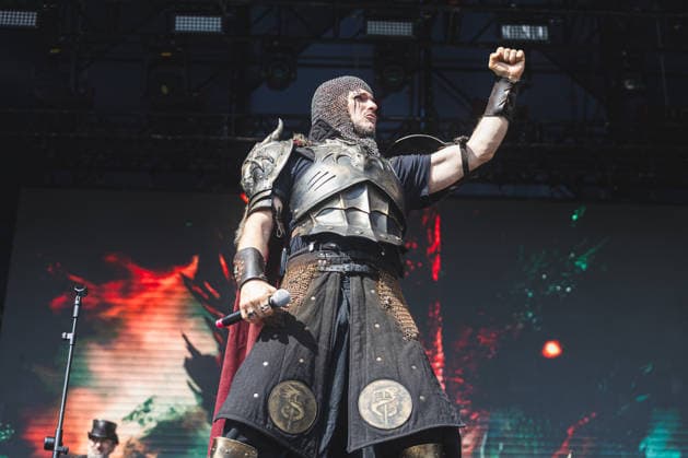 SaO PAULO, SP - 25.04.2026: BANGERS OPEN AIR 2026 - The German band Feuerschwanz performs on the Ice Stage at the Bangers Open Air 2026 festival held at the Memorial da AmÃ rica Latina on the afternoon of this Saturday (25) x2931559x  YurixMurakami