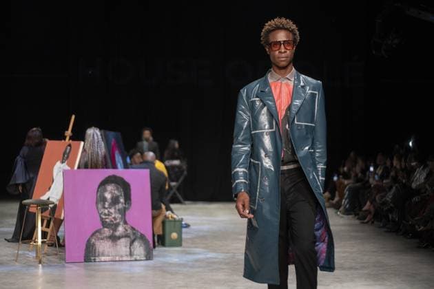 South African Fashion Week (SAFW) JOHANNESBURG, SOUTH AFRICA - APRIL 25: Models present Spring Summer 2026 collections on the runway during South African Fashion Week (SAFW) at the Vrtuosus Studio in Johannesburg, South Africa on April 25, 2026. Ihsaan Haffejee Anadolu Johannesburg South Africa. Editorial use only. Please get in touch for any other usage.  Copyright: x2026xAnadoluxIhsaanxHaffejeex