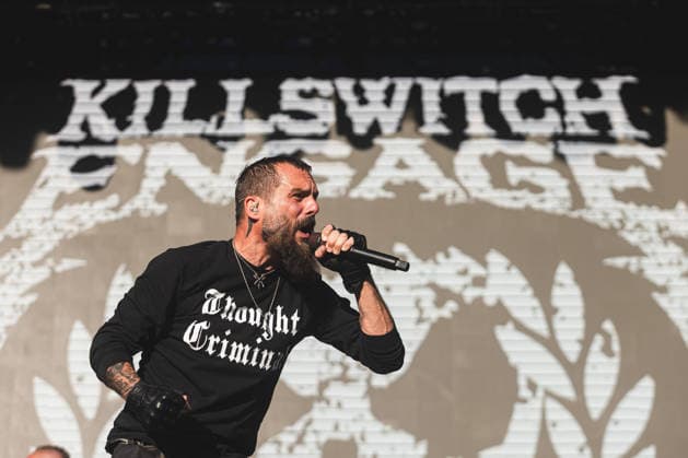 SaO PAULO, SP - 25.04.2026: BANGERS OPEN AIR 2026 - The band Killswitch Engage performs on the Ice Stage at the Bangers Open Air 2026 festival held at the Memorial da AmÃ rica Latina on the afternoon of this Saturday (25) x2931854x  YurixMurakami