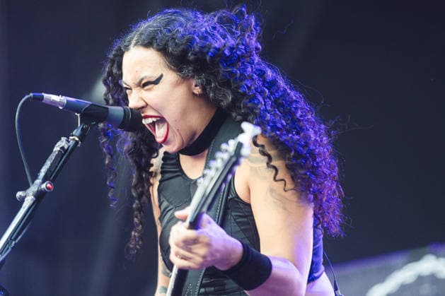 SaO PAULO, SP - 25.04.2026: BANGERS OPEN AIR 2026 - The death metal band Crypta performs on the Sun Stage at the Bangers Open Air 2026 festival held at the Memorial da AmÃ rica Latina on the afternoon of this Saturday (25) x2931889x  YurixMurakami