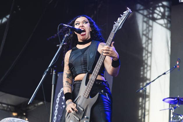 SaO PAULO, SP - 25.04.2026: BANGERS OPEN AIR 2026 - The death metal band Crypta performs on the Sun Stage at the Bangers Open Air 2026 festival held at the Memorial da AmÃ rica Latina on the afternoon of this Saturday (25) x2931899x  YurixMurakami