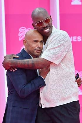 Pink Carpet - The 9th Canneseries International Festival - Day 3. FC CANNES, FRANCE - APRIL 25 Éric Judor and Jean-Pascal Zadi attends Day Three of the 9th Canneseries International Festival on April 25, 2026 in Cannes, France. Photo by Franck Castel ABACAPRESS.COM Cannes France  Copyright: xCastelxFranck ABACAx