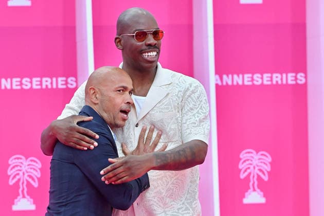 Pink Carpet - The 9th Canneseries International Festival - Day 3. FC CANNES, FRANCE - APRIL 25 Éric Judor and Jean-Pascal Zadi attends Day Three of the 9th Canneseries International Festival on April 25, 2026 in Cannes, France. Photo by Franck Castel ABACAPRESS.COM Cannes France  Copyright: xCastelxFranck ABACAx