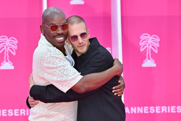 Pink Carpet - The 9th Canneseries International Festival - Day 3. FC CANNES, FRANCE - APRIL 25 John Wax and Pascal Zadi attends Day Three of the 9th Canneseries International Festival on April 25, 2026 in Cannes, France. Photo by Franck Castel ABACAPRESS.COM Cannes France  Copyright: xCastelxFranck ABACAx