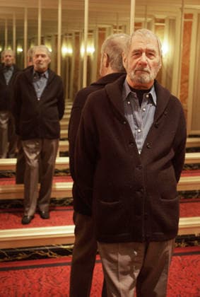 Ed McBAIN during his stay in a Parisian hotel Date 20030601 Stephan GLADIEU Opale photo RECORD DATE NOT STATED  Copyright: x StephanxGLADIEU Opale.photox