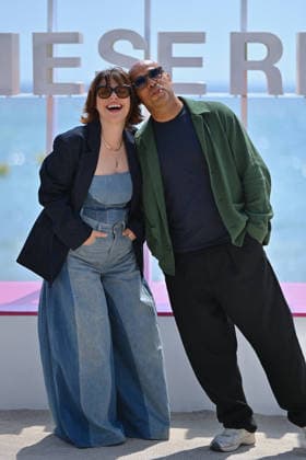 9th Cannes Series - A Bientot De Te Revoir Photocall. FC CANNES, FRANCE - APRIL 25 Sophie-Marie Larrouy and Eric Judor attends the A Bientot De Te Revoir Photocall at the 9th Canneseries International Festival on April 25, 2026 in Cannes, France. Photo by Franck Castel ABACAPRESS.COM Cannes France  Copyright: xCastelxFranck ABACAx