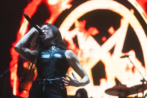SaO PAULO, SP - 25.04.2026: BANGERS OPEN AIR 2026 - The band Arch Enemy performs on the Hot Stage at the Bangers Open Air 2026 festival held at the Memorial da AmÃ rica Latina on Saturday night (25) x2932088x  YurixMurakami