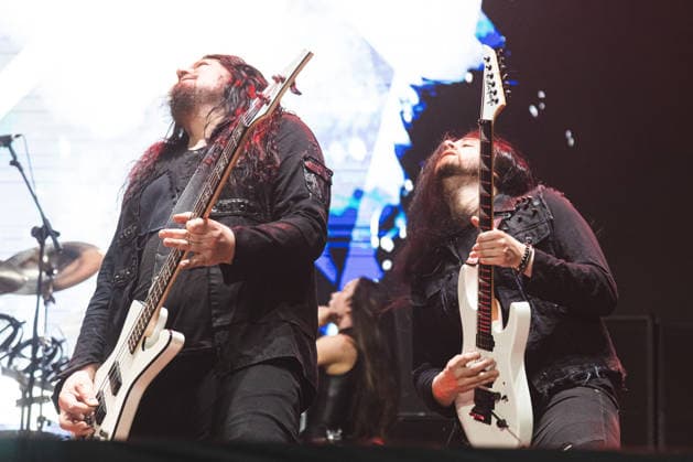SaO PAULO, SP - 25.04.2026: BANGERS OPEN AIR 2026 - The band Arch Enemy performs on the Hot Stage at the Bangers Open Air 2026 festival held at the Memorial da AmÃ rica Latina on Saturday night (25) x2932091x  YurixMurakami