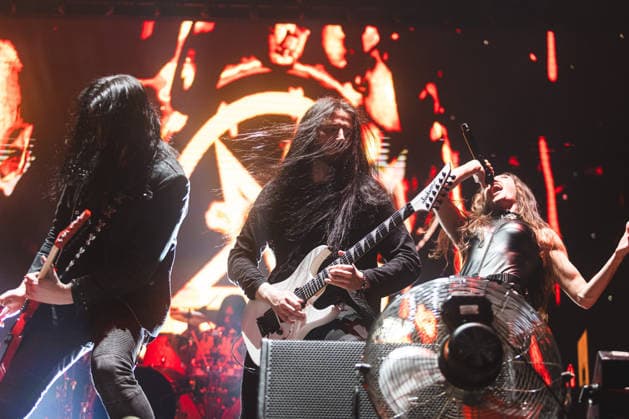 SaO PAULO, SP - 25.04.2026: BANGERS OPEN AIR 2026 - The band Arch Enemy performs on the Hot Stage at the Bangers Open Air 2026 festival held at the Memorial da AmÃ rica Latina on Saturday night (25) x2932096x  YurixMurakami