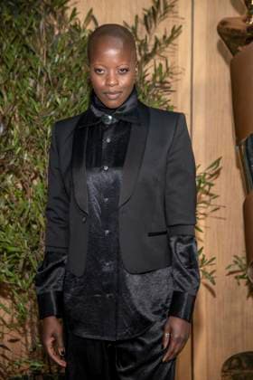 ABB FILMPREISABEND Florence Kasumba as guest at the nominees evening for the GERMAN FILM AWARD 2026 at the State Representation of North Rhine-Westphalia on 25 April 2026 in Berlin Berlin Germany