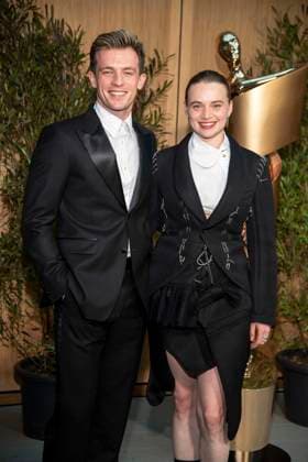 ABB FILMPREISABEND Jannis Niewoehner and Luna Wedler as guests at the nominees evening for the GERMAN FILM PRIZE 2026 at the State Representation of North Rhine-Westphalia on 25 April 2026 in Berlin Berlin Germany