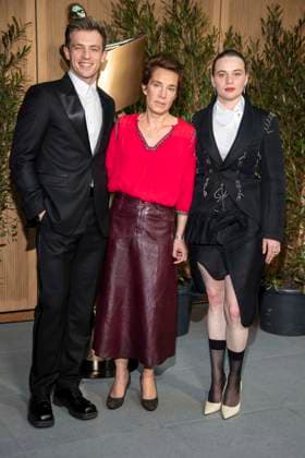 ABB FILM AWARD EVENING Jannis Niewoehner, Sarah Duve Schmid and Luna Wedler as guests at the nominees evening for the GERMAN FILM AWARD 2026 at the State Representation of North Rhine-Westphalia on 25 April 2026 in Berlin Berlin Germany