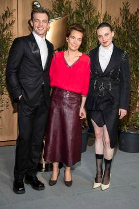 ABB FILM AWARD EVENING Jannis Niewoehner, Sarah Duve Schmid and Luna Wedler as guests at the nominees evening for the GERMAN FILM AWARD 2026 at the State Representation of North Rhine-Westphalia on 25 April 2026 in Berlin Berlin Germany