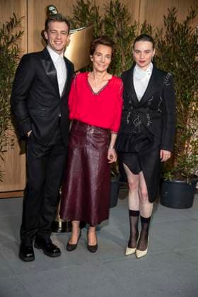 ABB FILM AWARD EVENING Jannis Niewoehner, Sarah Duve Schmid and Luna Wedler as guests at the nominees evening for the GERMAN FILM AWARD 2026 at the State Representation of North Rhine-Westphalia on 25 April 2026 in Berlin Berlin Germany