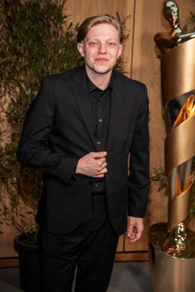 ABB FILMPREISABEND Leonhard Kunz as a guest at the nominees evening for the GERMAN FILM AWARD 2026 at the State Representation of North Rhine-Westphalia on 25 April 2026 in Berlin Berlin Germany