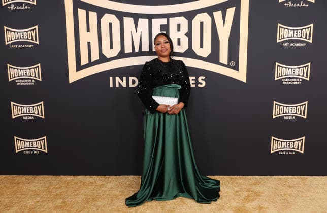 Homeboy Industries 2026 Lo Maximo Awards And Fundraising Gala Los Angeles CA April 25- JacQueena Mathews Hayes. at Homeboy Industries 2026 Lo Maximo Awards And Fundraising Gala at The JW Marriott .A. LIVE in Los Angele on April 25, 2026 Copyright AdMedia Los Angeles CA United States EDITORIAL USE ONLY  Copyright: xx ADx admphotostwo984458