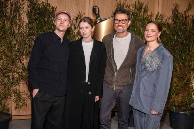 ABB FILM AWARD EVENING Bruno Aleaxander, Katharina Stark, Simon Verhoeven and Anne Ratte Polle as guests at the nominees evening for the GERMAN FILM AWARD 2026 at the State Representation of North Rhine-Westphalia on April 25, 2026 in Berlin Berlin Germany