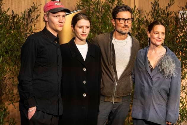 ABB FILM AWARD EVENING Bruno Aleaxander, Katharina Stark, Simon Verhoeven and Anne Ratte Polle as guests at the nominees evening for the GERMAN FILM AWARD 2026 at the State Representation of North Rhine-Westphalia on April 25, 2026 in Berlin Berlin Germany