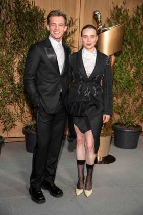 ABB FILMPREISABEND Jannis Niewoehner and Luna Wedler as guests at the nominees evening for the GERMAN FILM PRIZE 2026 at the State Representation of North Rhine-Westphalia on 25 April 2026 in Berlin Berlin Germany