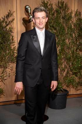 ABB FILMPREISABEND Jannis Niewoehner, guest at the nominees evening for the GERMAN FILM PRIZE 2026 at the State Representation of North Rhine-Westphalia on 25 April 2026 in Berlin Berlin Germany