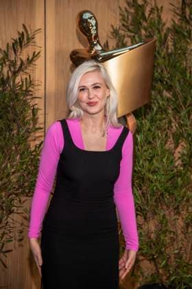ABB FILMPREISABEND Dascha Dauenhauer composer as guest at the nominees evening for the GERMAN FILM AWARD 2026 at the State Representation of North Rhine-Westphalia on 25 April 2026 in Berlin Berlin Germany