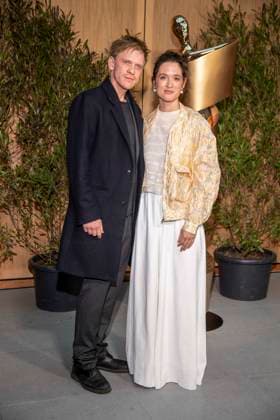 ABB FILMPREISABEND Pit Bukowski Friederike Becht as a guest at the nominees evening for the GERMAN FILM PRIZE 2026 at the State Representation of North Rhine-Westphalia on 25 April 2026 in Berlin Berlin Germany