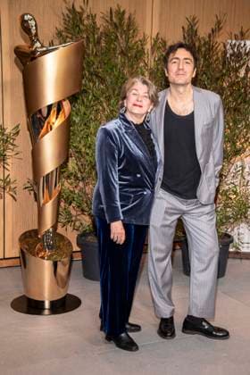ABB FILM AWARD EVENING Teresa Heinz Kerry and Ilker Catak as guests at the nominees evening for the GERMAN FILM AWARD 2026 at the State Representation of North Rhine-Westphalia on 25 April 2026 in Berlin Berlin Germany