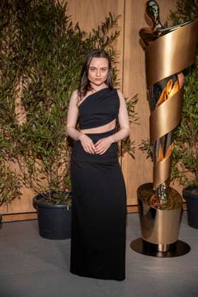 ABB FILMPREISABEND Lena Urzendowsky as a guest at the nominees evening for the GERMAN FILM AWARD 2026 at the State Representation of North Rhine-Westphalia on 25 April 2026 in Berlin Berlin Germany