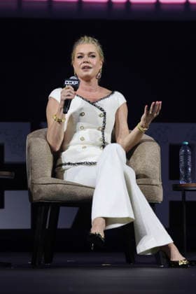 April 25, 2026, Mexico City, Ciudad de Mexico, Mexico: Rebecca Romijn attends the Star Trek: Strange New Worlds conference at pop culture festival CCXP Comic Con Experience at Centro Banamex on April 25, 2026 in Mexico City, Mexico. Mexico City Mexico - ZUMAe321 20260425_zea_e321_178 Copyright: xYamakxPereax