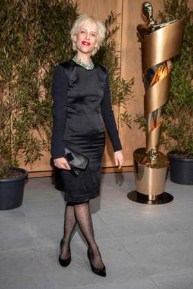 ABB FILMPREISABEND Katja Eichinger as a guest at the nominees evening for the GERMAN FILM AWARD 2026 at the State Representation of North Rhine-Westphalia on 25 April 2026 in Berlin Berlin Germany