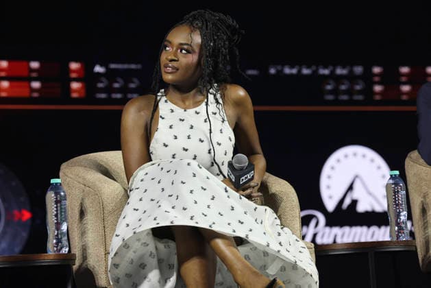 April 25, 2026, Mexico City, Ciudad de Mexico, Mexico: Celia Rose Gooding attends the Star Trek: Strange New Worlds conference at pop culture festival CCXP Comic Con Experience at Centro Banamex on April 25, 2026 in Mexico City, Mexico. Mexico City Mexico - ZUMAe321 20260425_zea_e321_133 Copyright: xYamakxPereax
