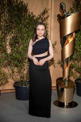 ABB FILMPREISABEND Lena Urzendowsky as a guest at the nominees evening for the GERMAN FILM AWARD 2026 at the State Representation of North Rhine-Westphalia on 25 April 2026 in Berlin Berlin Germany