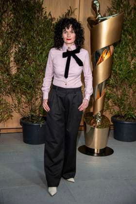 ABB FILMPREISABEND Maike Heinlein as a guest at the nominees evening for the GERMAN FILM PRIZE 2026 at the State Representation of North Rhine-Westphalia on 25 April 2026 in Berlin Berlin Germany