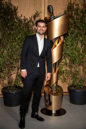 ABB FILMPREISABEND Lucas Reiber as a guest at the nominees evening for the GERMAN FILM AWARD 2026 at the State Representation of North Rhine-Westphalia on 25 April 2026 in Berlin Berlin Germany