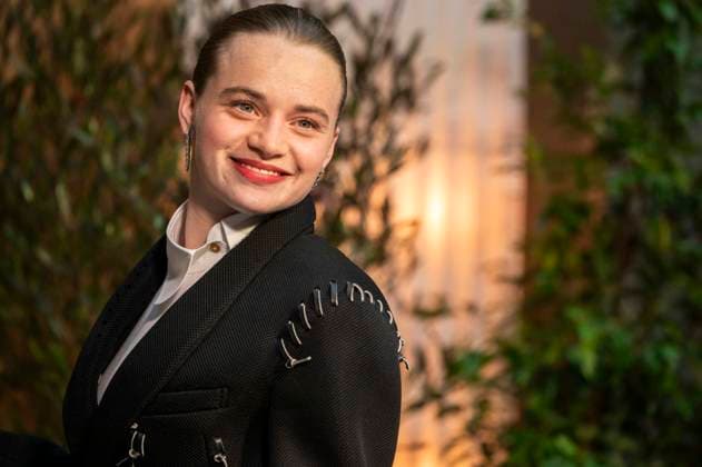 ABB FILMPREISABEND Luna Wedler as a guest at the nominees evening for the GERMAN FILM AWARD 2026 at the State Representation of North Rhine-Westphalia on 25 April 2026 in Berlin Berlin Germany