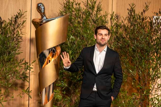 ABB FILMPREISABEND Lucas Reiber Lola as a guest at the nominees evening for the GERMAN FILM AWARD 2026 at the State Representation of North Rhine-Westphalia on 25 April 2026 in Berlin Berlin Germany