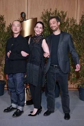German Film Award, Nominees Evening Vladislav Ogay, Tatiana Dolmatovskaya, David Almeida Ribeiro Nominees Evening, German Film Award, State Representation of North Rhine-Westphalia, Berlin Date 25 04 2026 Copyright: xx