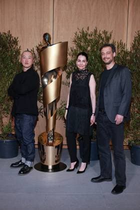 German Film Award, Nominees Evening Vladislav Ogay, Tatiana Dolmatovskaya, David Almeida Ribeiro Nominees Evening, German Film Award, State Representation of North Rhine-Westphalia, Berlin Date 25 04 2026 Copyright: xx