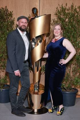 German Film Award, Nominees Evening Max Riess, Mona Mohr Nominees Evening, German Film Award, State Representation of North Rhine-Westphalia, Berlin Date 25 04 2026 Copyright: xx