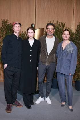 German Film Award, Nominees Evening Bruno Alexander, Katharina Stark, Simon Verhoeven, Anne Ratte Polle Nominees Evening, German Film Award, State Representation of North Rhine-Westphalia, Berlin Date 25 04 2026 Copyright: xx
