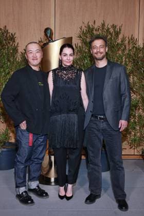 German Film Award, Nominees Evening Vladislav Ogay, Tatiana Dolmatovskaya, David Almeida Ribeiro Nominees Evening, German Film Award, State Representation of North Rhine-Westphalia, Berlin Date 25 04 2026 Copyright: xx