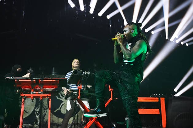 The Prodigy performing at OVO Arena in London LONDON, ENGLAND - APRIL 25: Liam Howlett and Maxim of ˜The Prodigy™ performing at OVO Arena, Wembley on April 25, 2026 in London, England. CAP MAR MAR Great Britain Copyright: xMartinxHarris CapitalxPicturesx