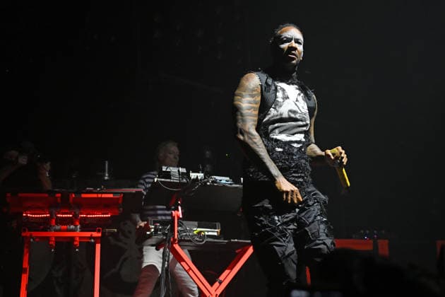 The Prodigy performing at OVO Arena in London LONDON, ENGLAND - APRIL 25: Maxim of ˜The Prodigy™ performing at OVO Arena, Wembley on April 25, 2026 in London, England. CAP MAR MAR Great Britain Copyright: xMartinxHarris CapitalxPicturesx